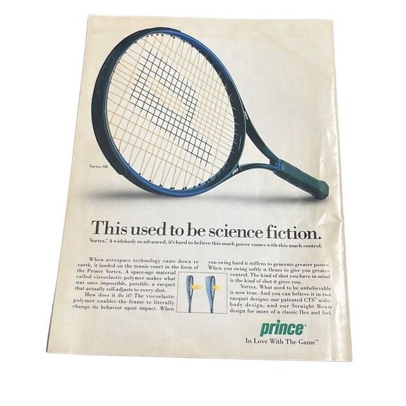 Tennis USTA April 1994 Health & Fitness Magazine insert Vintage Ephemera Sports - Picture 2 of 7